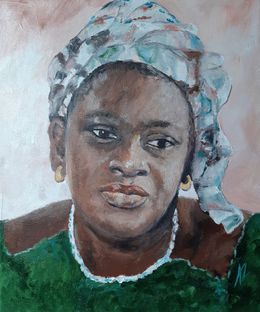 Painting, Une dame, Nicole Lavigne
