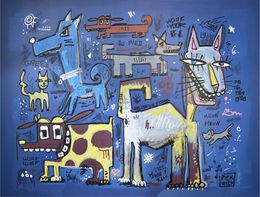 Gemälde, Dogs and Cats, PickWick