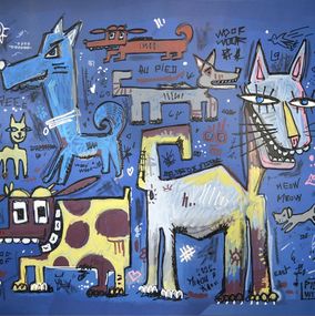 Gemälde, Dogs and Cats, PickWick