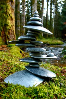 Sculpture, Rock Balance, Valentin Saccard