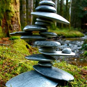 Sculpture, Rock Balance, Valentin Saccard