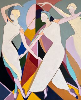 Painting, Tangled in Rhythm, Barbara Schaumann