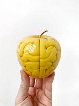 Sculpture, Forbidden Brain Golden Yellow, Emilio Garcia