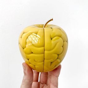 Sculpture, Forbidden Brain Golden Yellow, Emilio Garcia