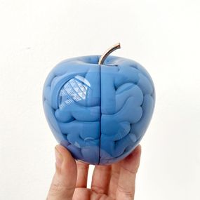 Sculpture, Forbidden Brain Azure Blue, Emilio Garcia