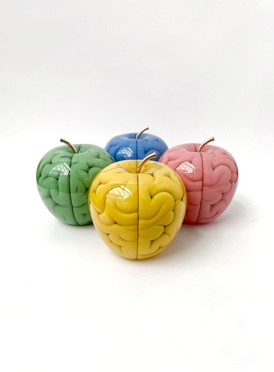 EMILIO GARCIA Forbidden Brain フィギュア アート ▷ Forbidden Brain Azure Blue by Emilio Garcia, 2025 | Resin