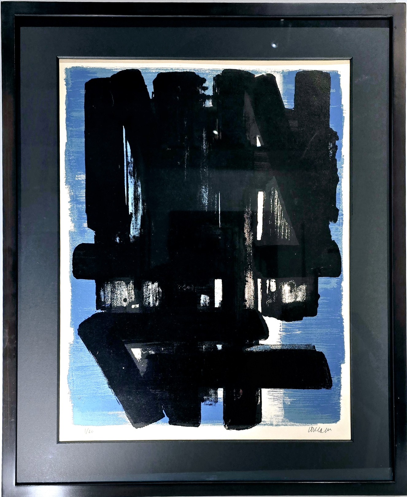 Pierre Soulages, Lithographie n°5 Pierre Soulages, Lithographie n°5