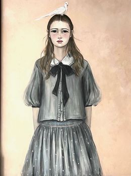 Peinture, Colombe, Laurence Chouzenoux