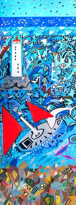 Peinture, Storm break, Mike Jacobs