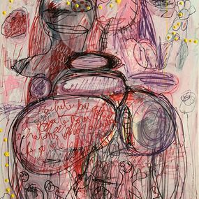 Painting, J'achète, tu achètes..., Brigitte Derbigny