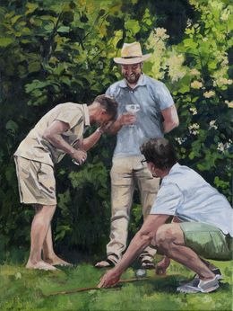 Peinture, He just had the giggles!, Roeland Kneepkens