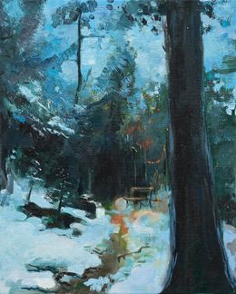 Painting, Midnight walk IV, Roeland Kneepkens