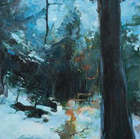 Gemälde, Midnight walk IV, Roeland Kneepkens