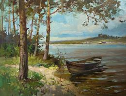 Gemälde, River in the arms of the forest, Suprunchuk Yuriy