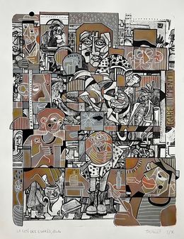 Print, La cité des égarés étude I/X, AKET