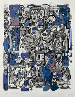Print, La cité des égarés étude II/X, AKET