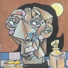 Painting, Pastis au soleil, AKET