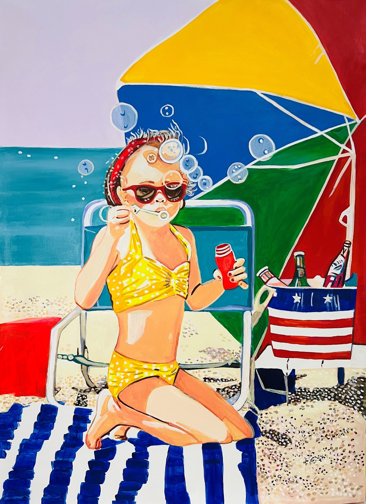 Alexandra Djokic, At the beach Alexandra Djokic, At the beach