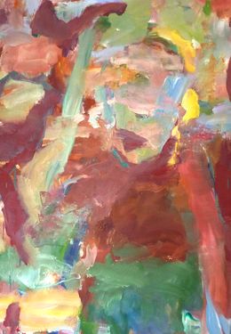 Painting, Rote Lippen, Mila Veljac'a