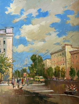Gemälde, Summer rhythm of the city, Suprunchuk Yuriy