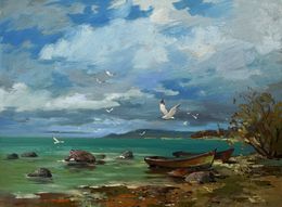 Gemälde, Bound by the Current, Suprunchuk Yuriy