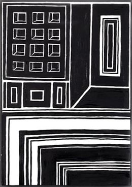Painting, Composition no.3, Jovana Cajovic