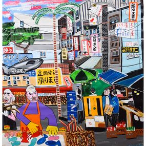 Painting, Tsukiji Fish Market, Filipp Jenikäe