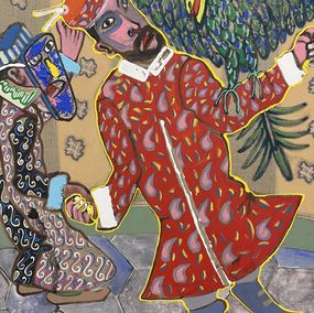 Painting, L'oiseau Quoubira, André Cervera