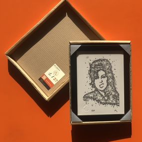 Drucke, Amy Winehouse miniature Template, Mister Marcus