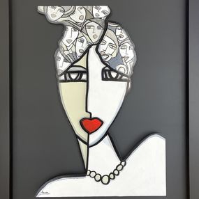 Peinture, Le grand soir, Martine Fauve Dechavanne