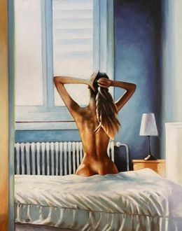 Gemälde, Back and Window, Thomas Saliot