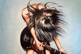 Painting, Guitar Hero, Thomas Saliot