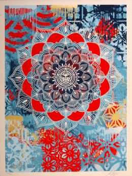 Print, Chaos Mandala, Shepard Fairey (Obey)