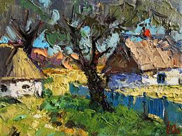 Gemälde, Country summer morning, Ivanyuk Oleksiy
