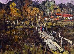 Gemälde, To the other side of the river, Oksana Ivanyuk
