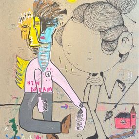 Peinture, Juste de l'amour, AFAT & JAZZU JAZZU & AFAT