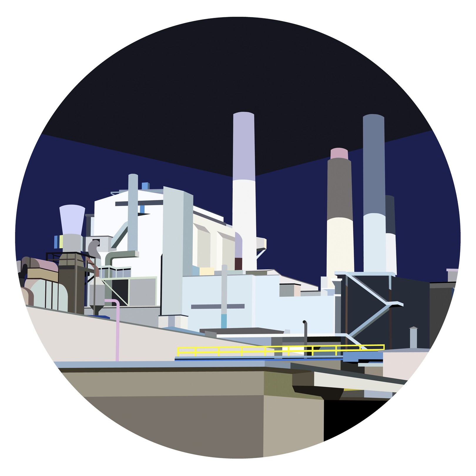 Marion Sagon, Sand Factory & Navy Sky - Limited Edition Marion Sagon, Sand Factory & Navy Sky - Limited Edition