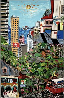 Peinture, Hong Kong serie IV peak team, Filipp Jenikäe