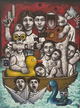 Painting, Le projet Titanic, Nicolas Monjo