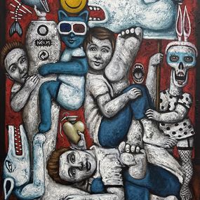Painting, Situation bancale sous latitude 45'3, Nicolas Monjo