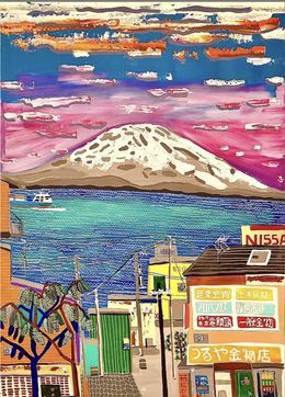 Peinture, Mount Fuji, Kamakura, Filipp Jenikäe