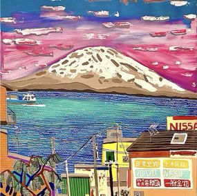 Painting, Mount Fuji, Kamakura, Filipp Jenikäe