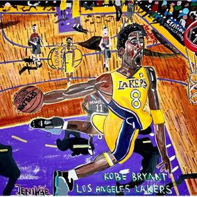 Painting, Kobe Bryant Dunk, Filipp Jenikäe