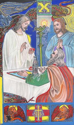 Painting, Christ image de marque, Jean-Jacques François