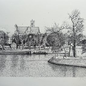 Print, Saint-Gervais, Paris, Jean Carzou