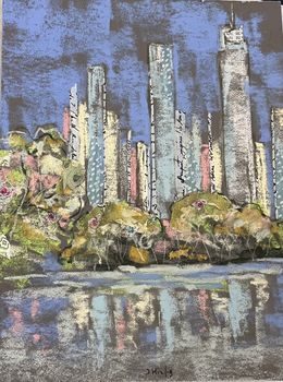 Fine Art Drawings, Central Park, Isabelle Hirtzig