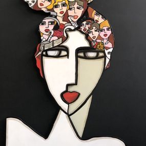 Painting, La passionnée, Martine Fauve Dechavanne