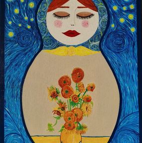 Gemälde, Auand ma matrioshka rencontre Van Gogh, Fridouch'ka