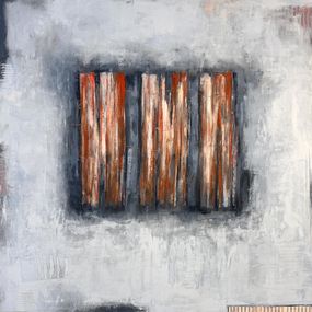 Gemälde, Fence Mending V, Deborah Bakos