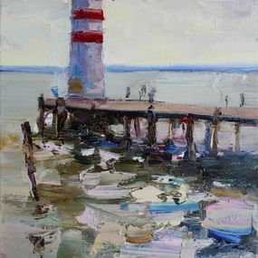 Pittura, Lake Neusiedl. Lighthouse, Tetiana Shendryk